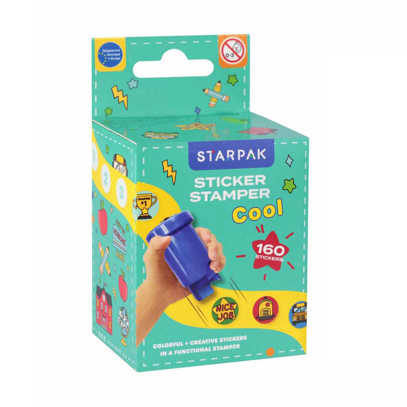 Timbre autocollant cool, 160 pièces.
