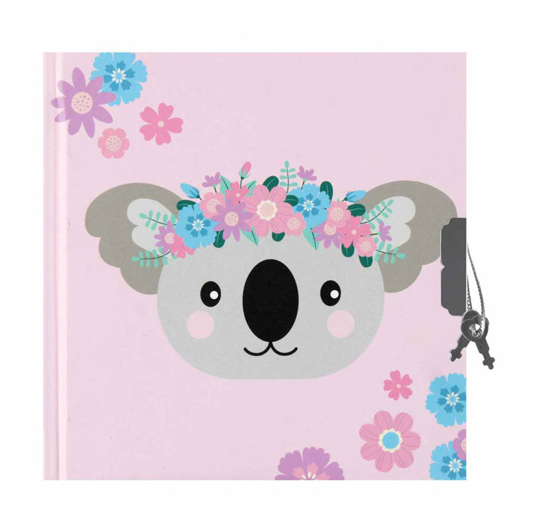 Journal koala pastel 13,5x13,5cm