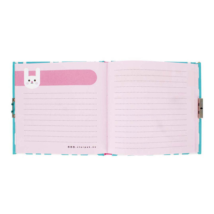 Journal lapin 13,5x13,5cm