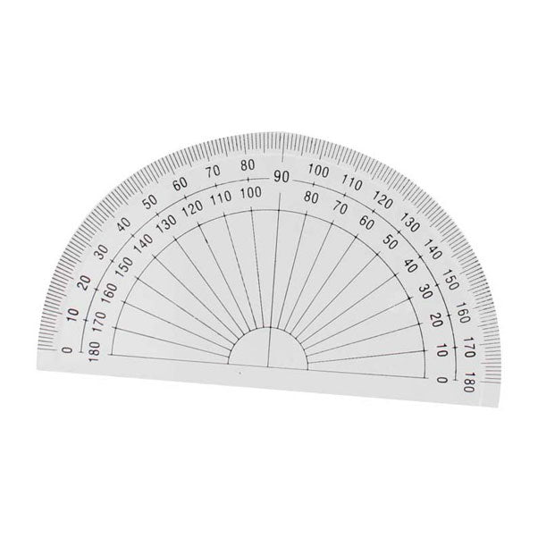Jeu de géométrie 15 cm, 4 pièces.