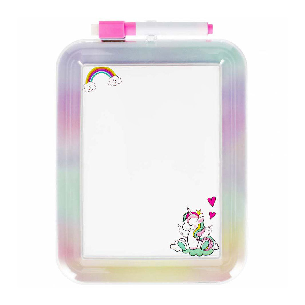 Planche à dessin effaçable avec marqueur licorne