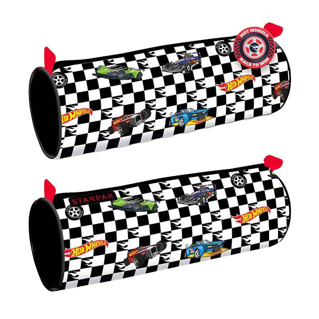 Trousse à crayons ronde Hot Wheels