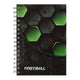 Cahier à spirale football, a5
