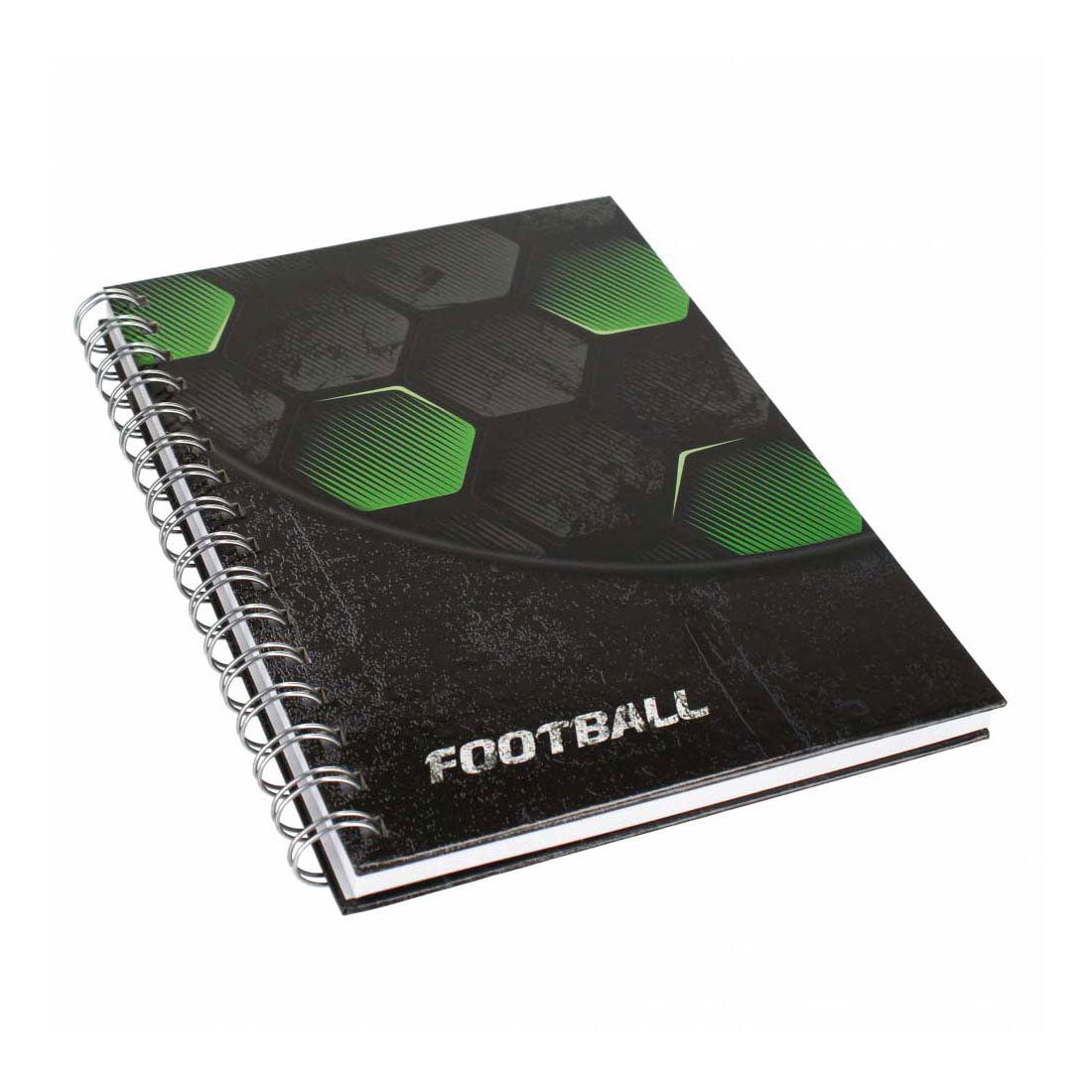 Cahier à spirale football, a5