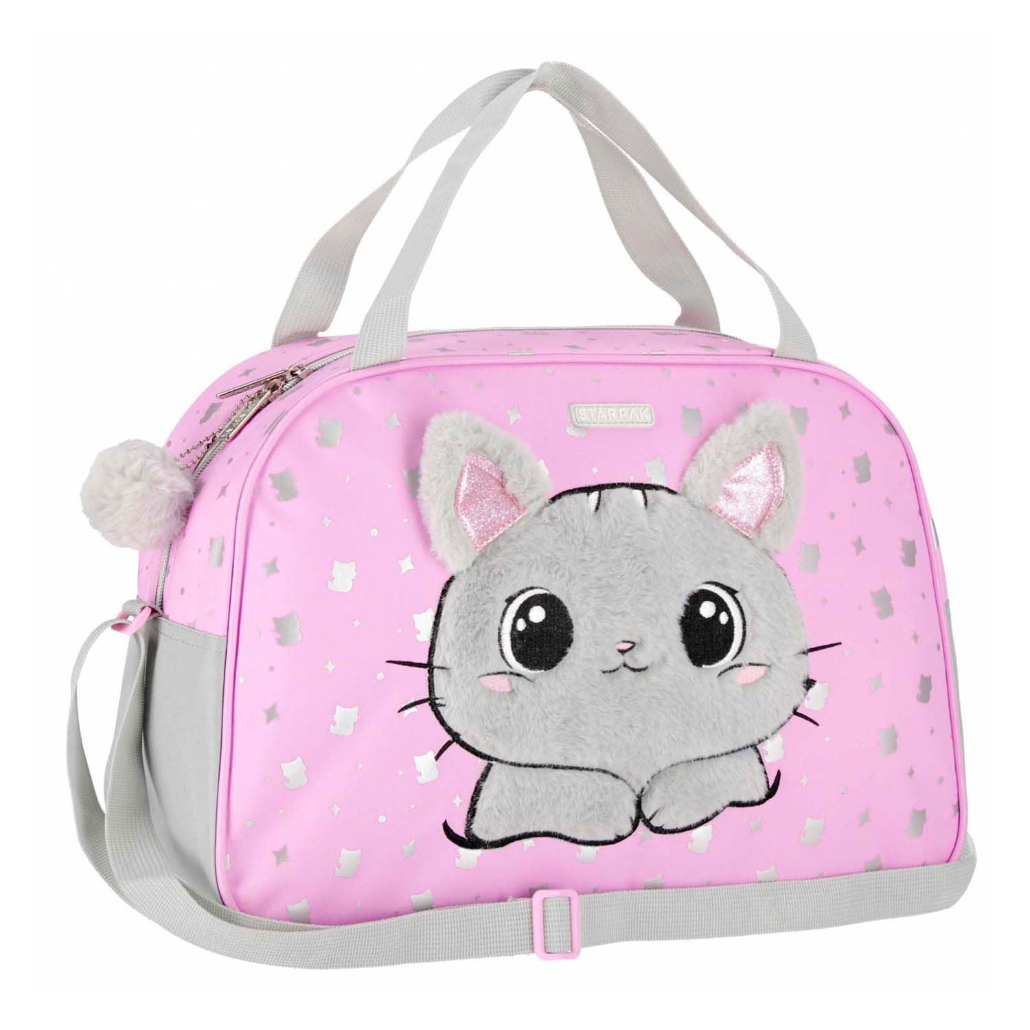 Sac bandoulière kitty rose