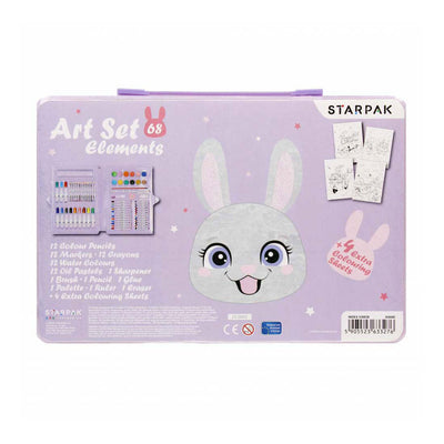 Set créatif lapin, 68 pièces.