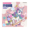 Peinture sur des chansons Unicorn 20x20cm, 6 couleurs