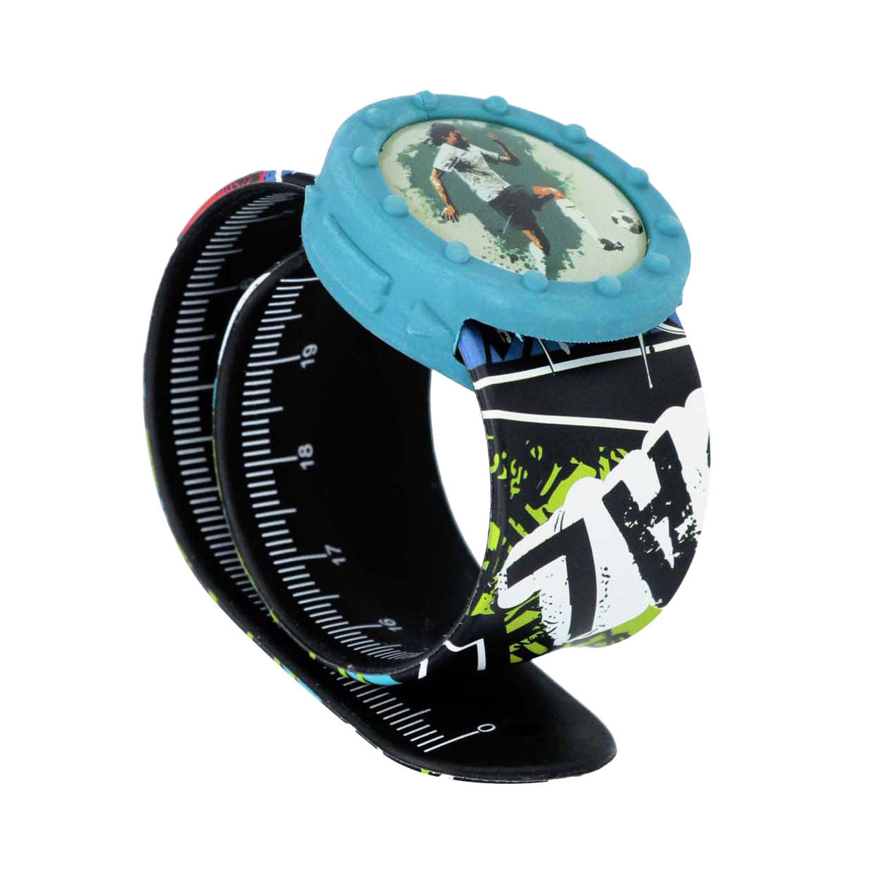 Règle de bracelet à claque avec gomme garçon