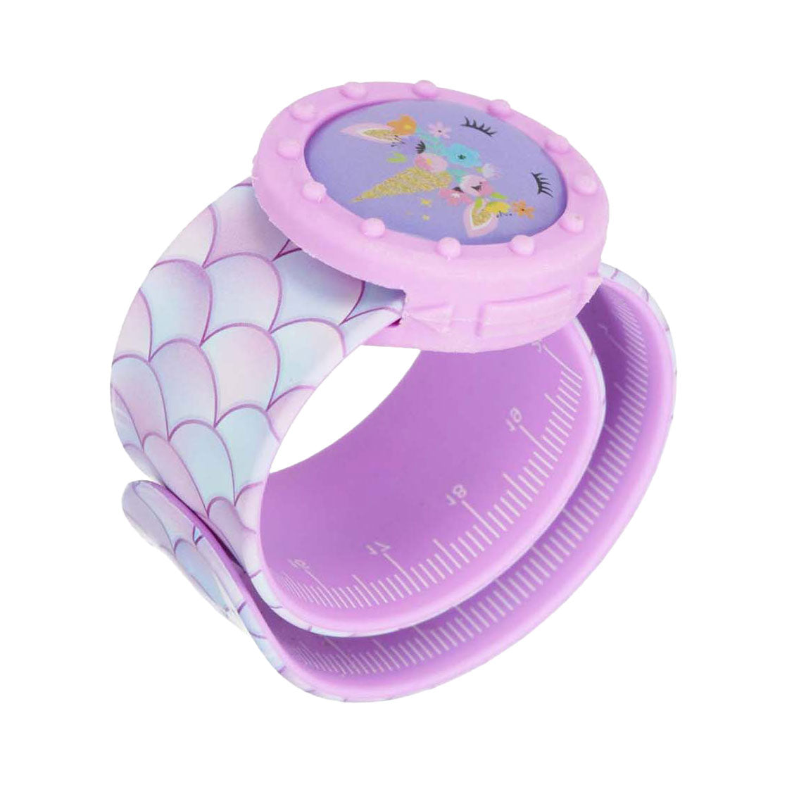 Règle de bracelet slap avec gomme fille