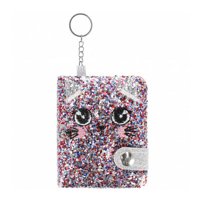 Porte-clés carnet chat