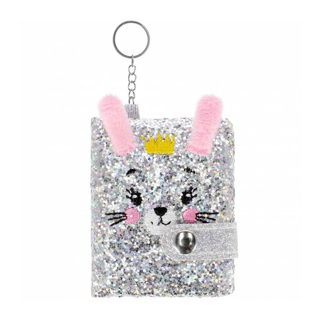 Porte-clés carnet lapin