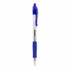 Stylo à bille avec grip bleu, 36 pcs.