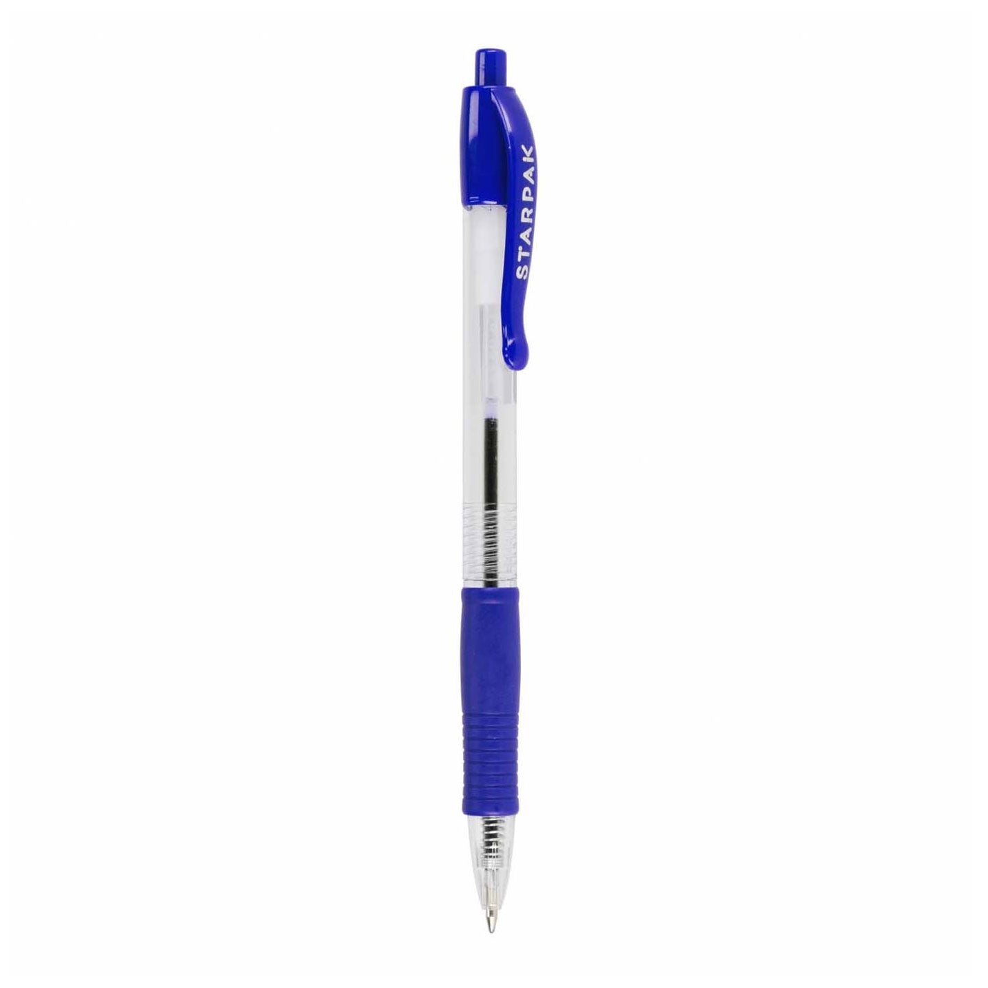 Stylo à bille avec grip bleu, 36 pcs.