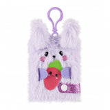 Peluche porte-clés carnet de notes lapin - afbeelding 2