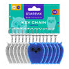 Porte-clés réfléchissant hibou, 12 pcs.