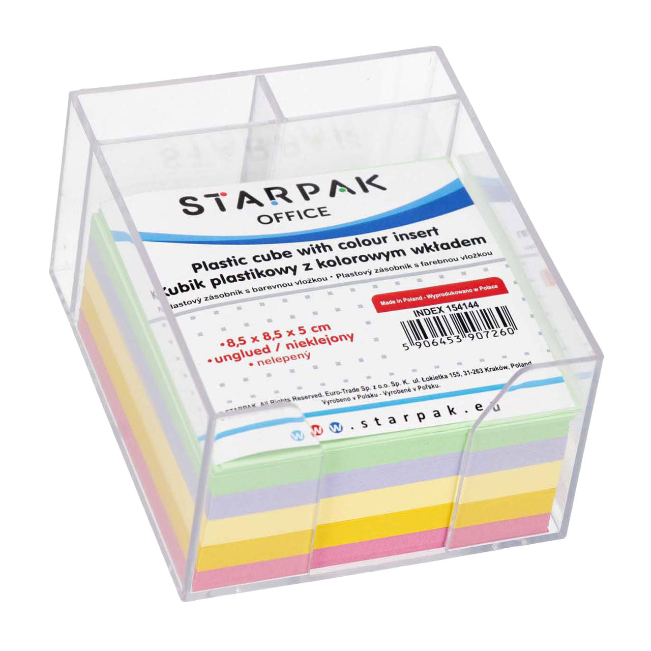 Insert cube de notes 85x85x50 mm