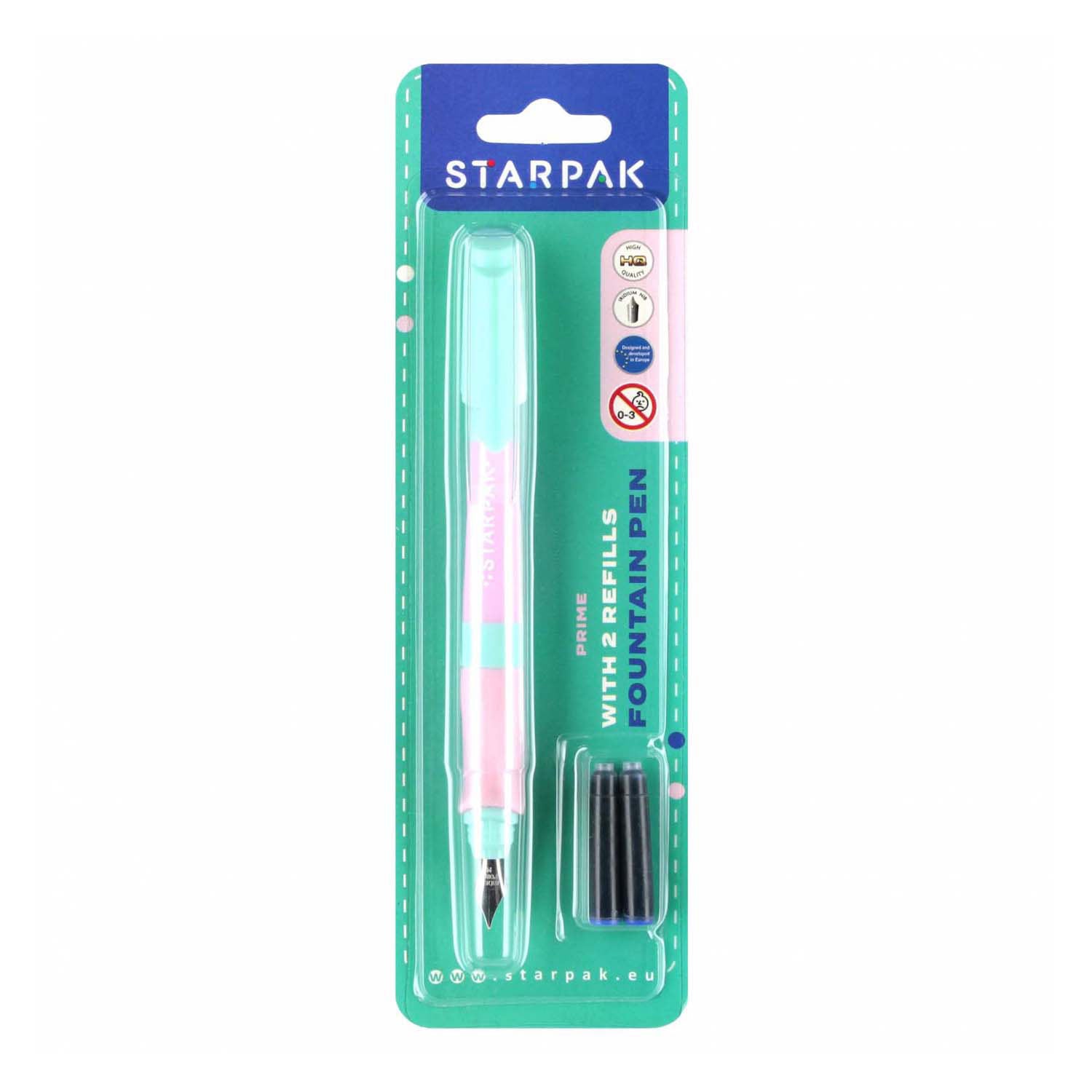 Stylo plume avec 2 recharges
