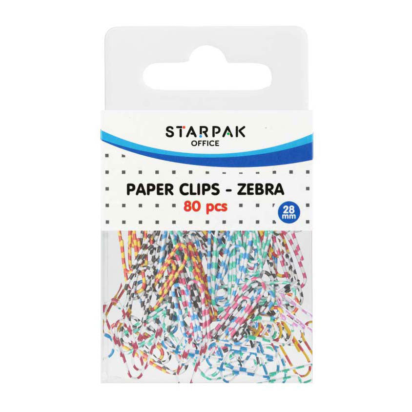 Rc papelips zèbre 28mm, 80pcs.