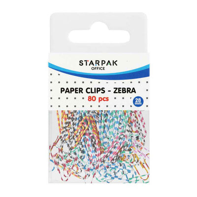 Rc papelips zèbre 28mm, 80pcs.
