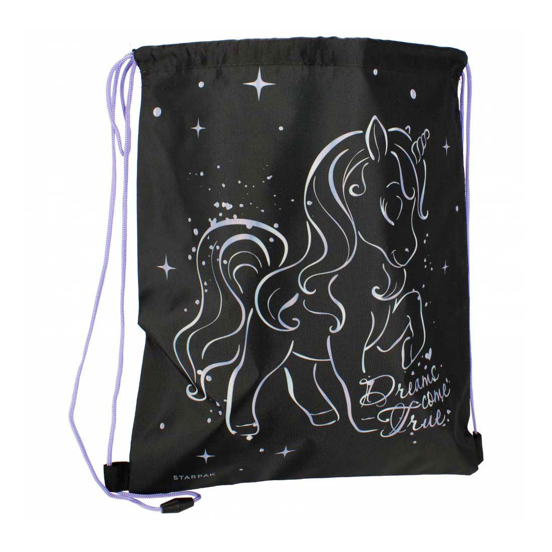 Sac de sport licorne noir