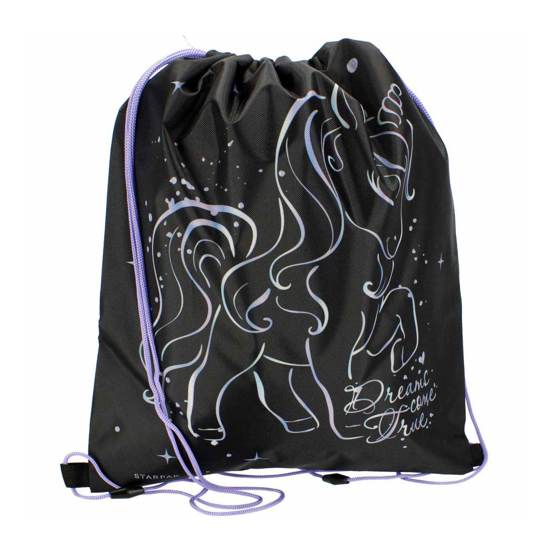 Sac de sport licorne noir