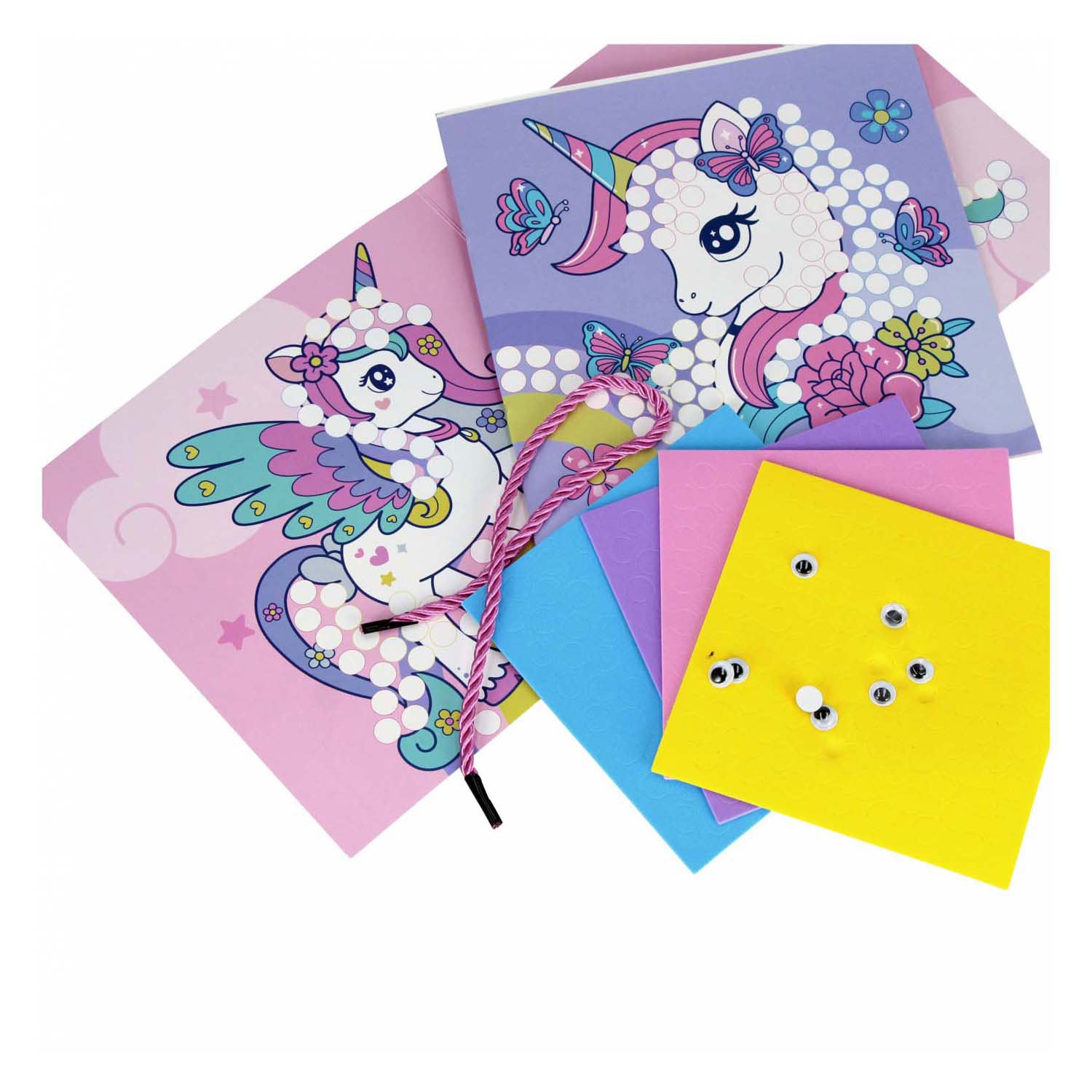 Set d'autocollants mosaïque, 4 feuilles