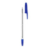 Stylo à bille avec capuchon bleu, 50 pcs.
