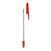 Stylo à bille avec capuchon rouge, 50 pcs.