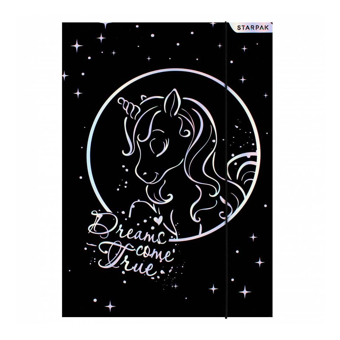 Dossier avec élastique a4 licorne
