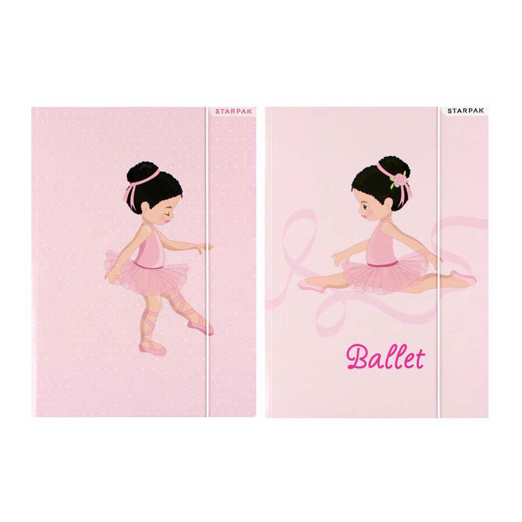 Dossier avec ballet A4 élastique