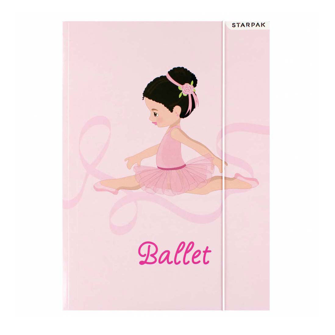Dossier avec ballet A4 élastique