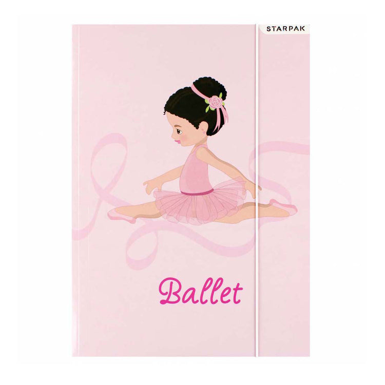 Dossier avec ballet A4 élastique