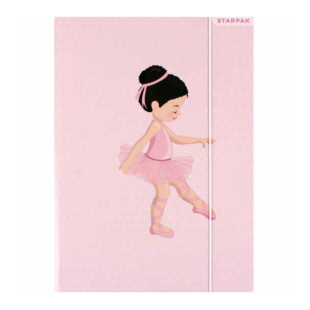 Dossier avec ballet A4 élastique