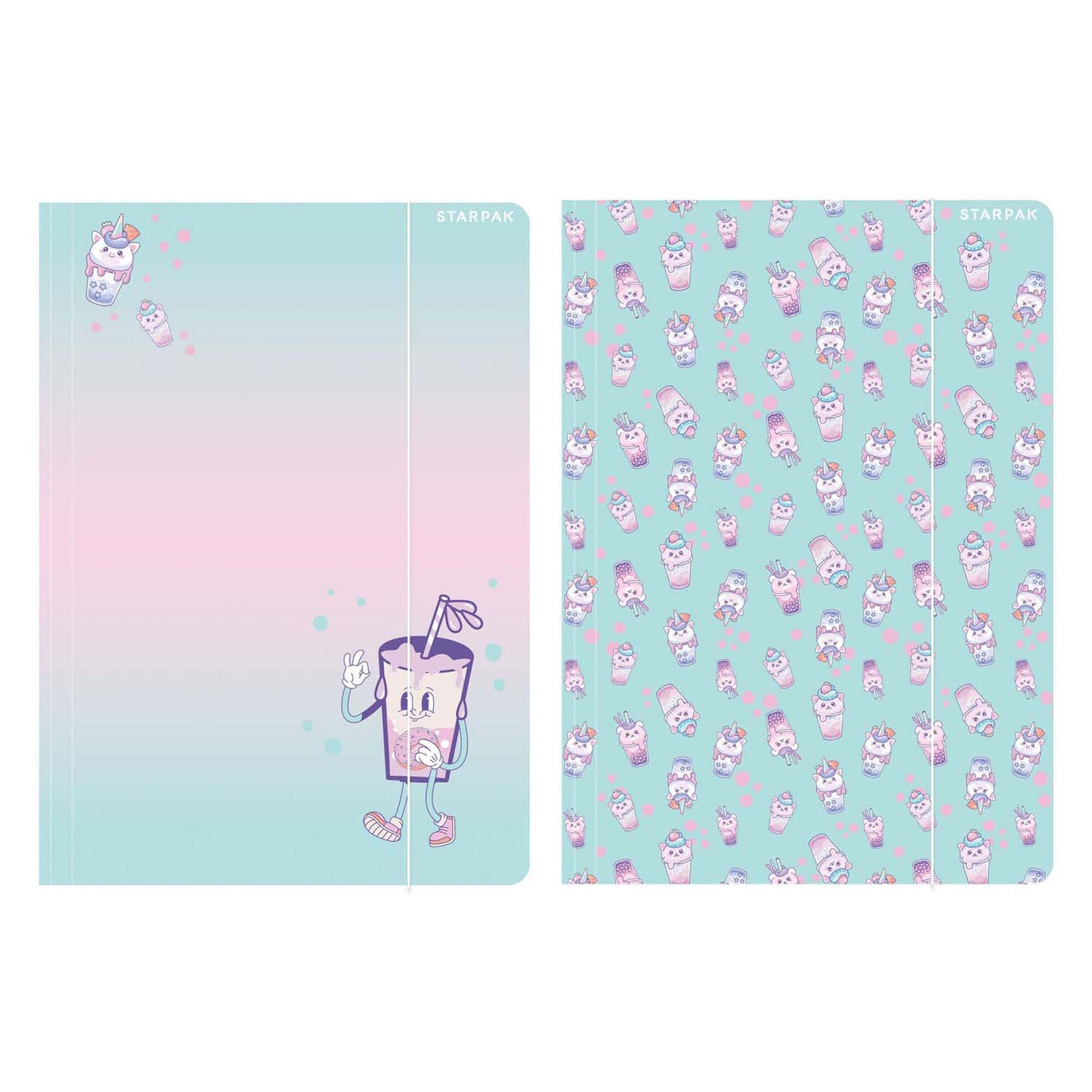 Dossier avec élastique A4 bubble tea