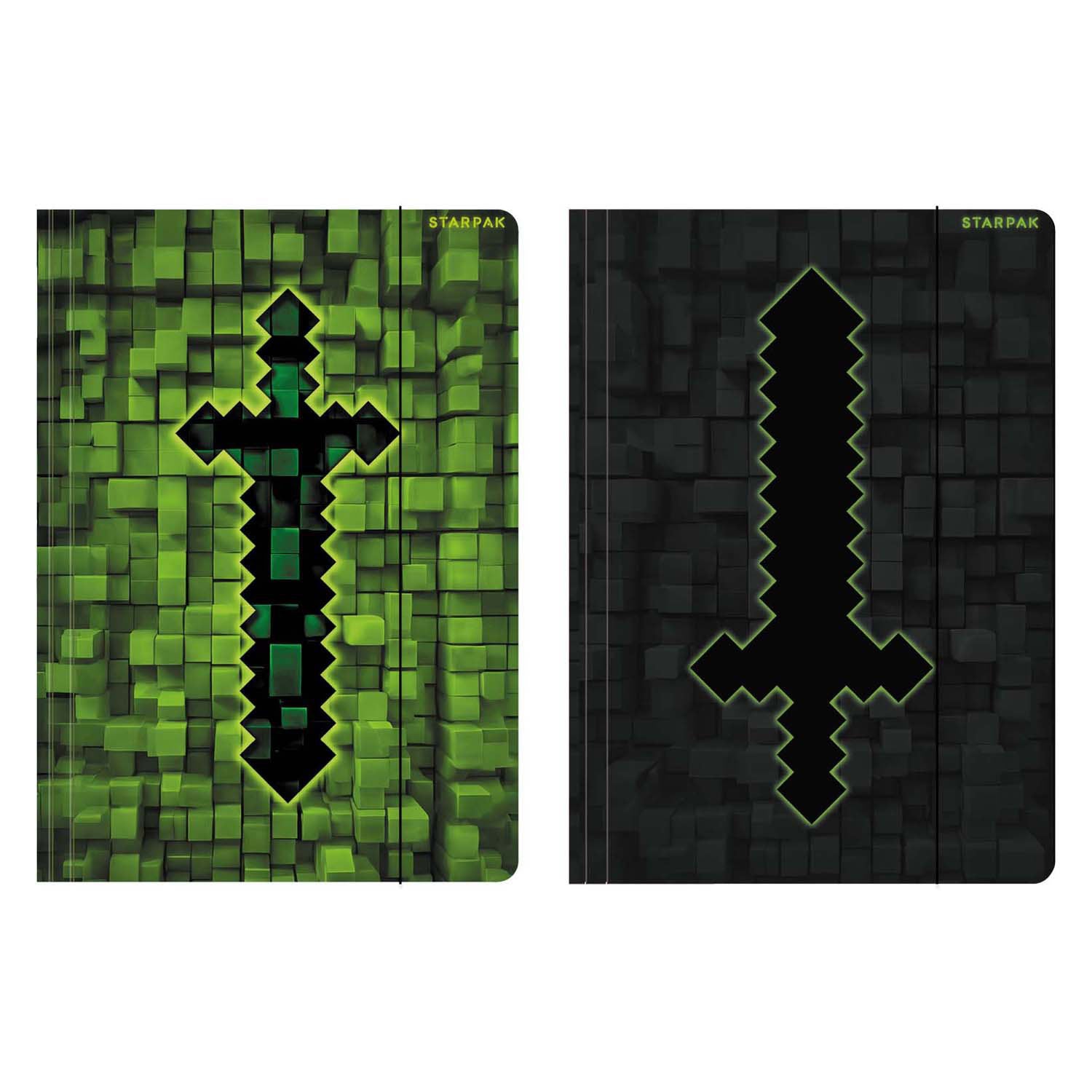Dossier avec élastique a4 pixel