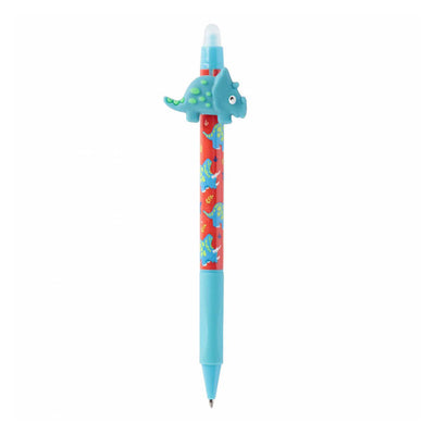 Stylo gel effaçable dinosaure