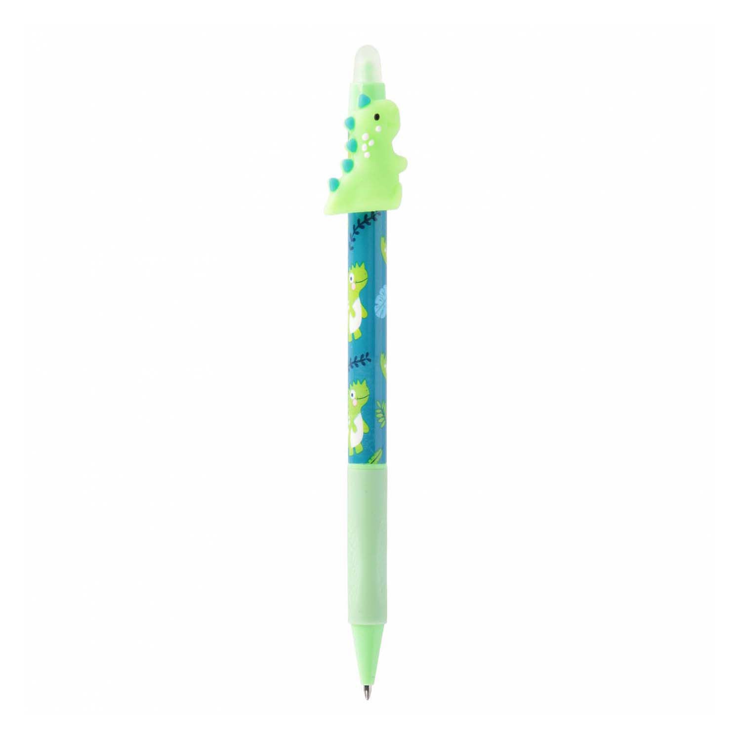 Stylo gel effaçable dinosaure