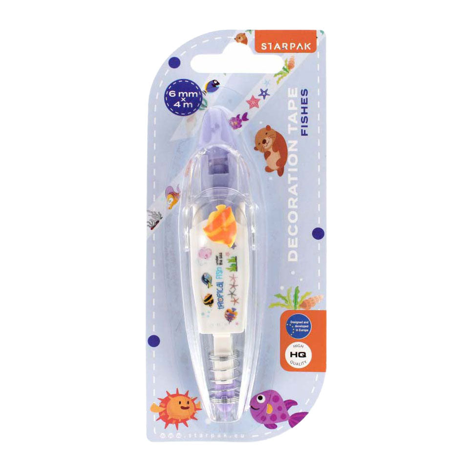 Ruban décoratif poisson, 6mmx4m