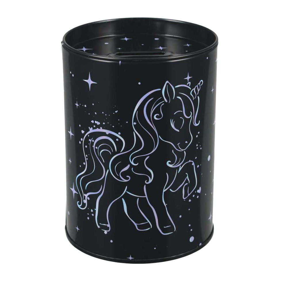 Tirelire licorne holographique