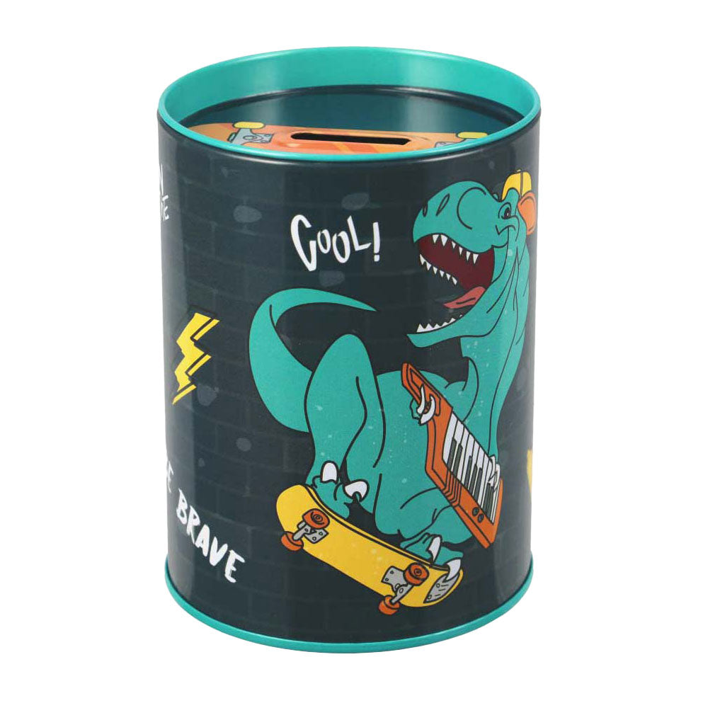 Tirelire skate dino