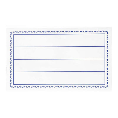 Plaques signalétiques PCV 57 90 mm, 50 pcs.