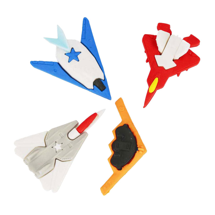 Gomme avion puzzle 3d, 4 pcs.