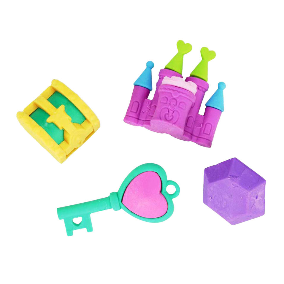 Gomme puzzle 3d princesse, 4 pièces