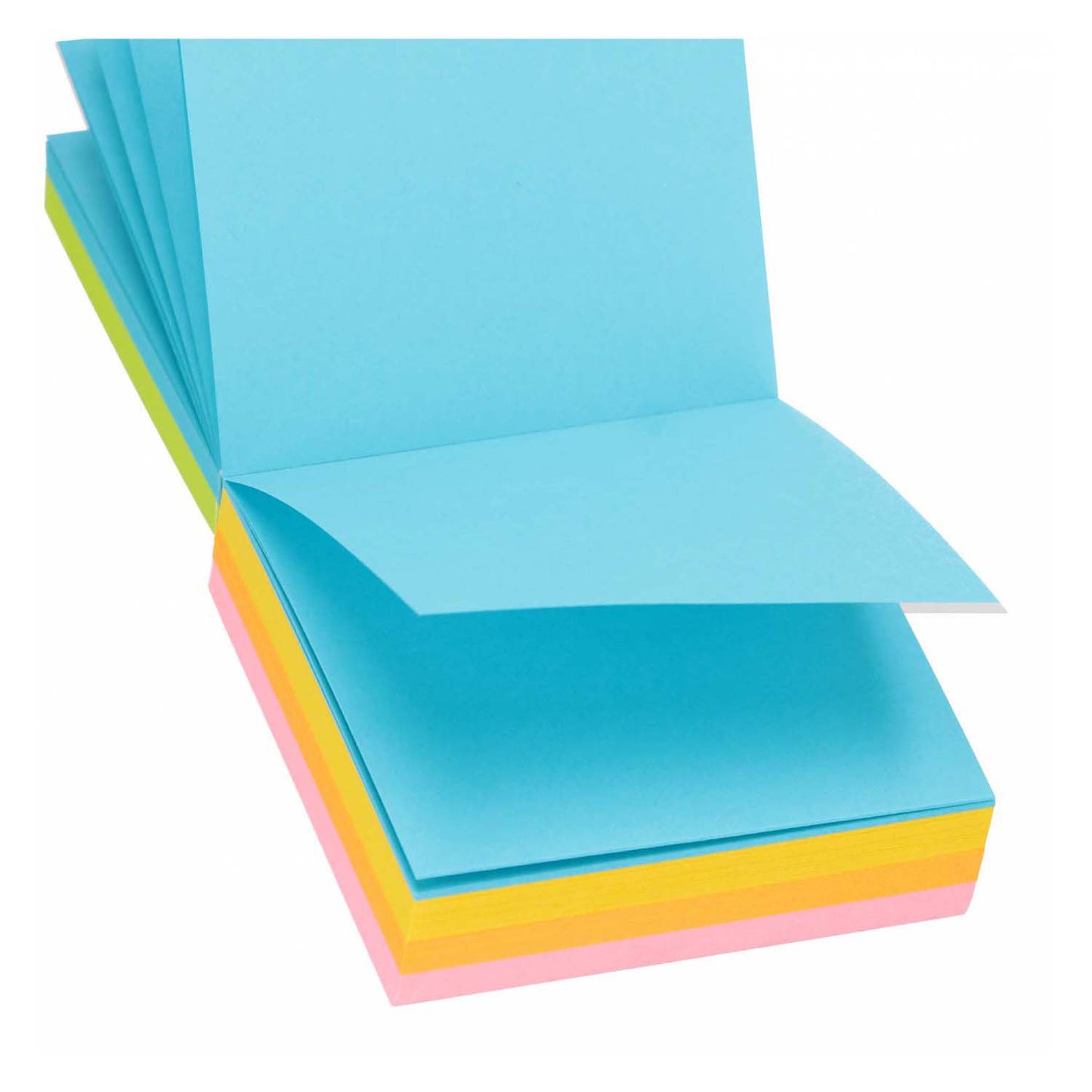 Notes autocollantes colorées 85x85mm