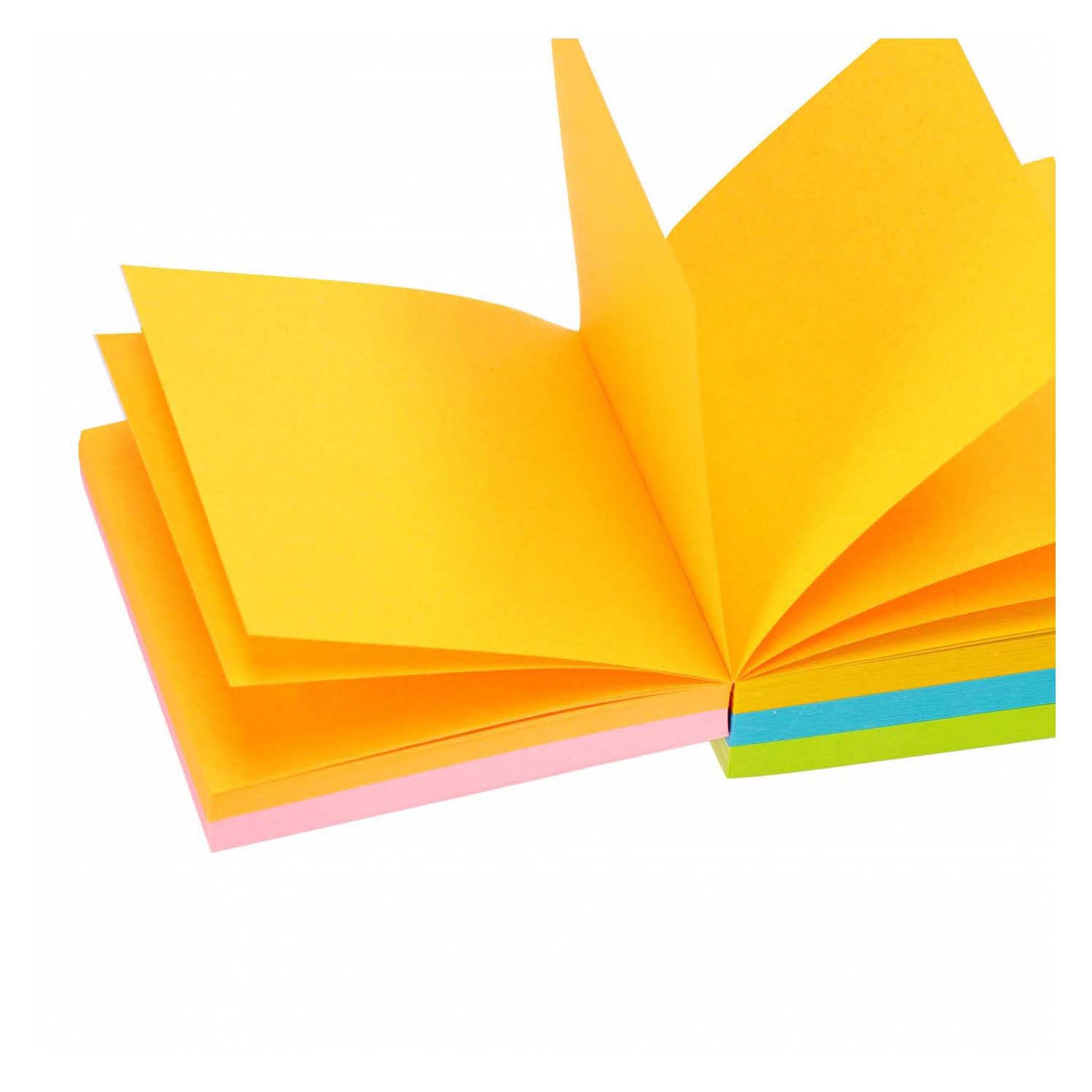 Notes autocollantes colorées 85x85mm