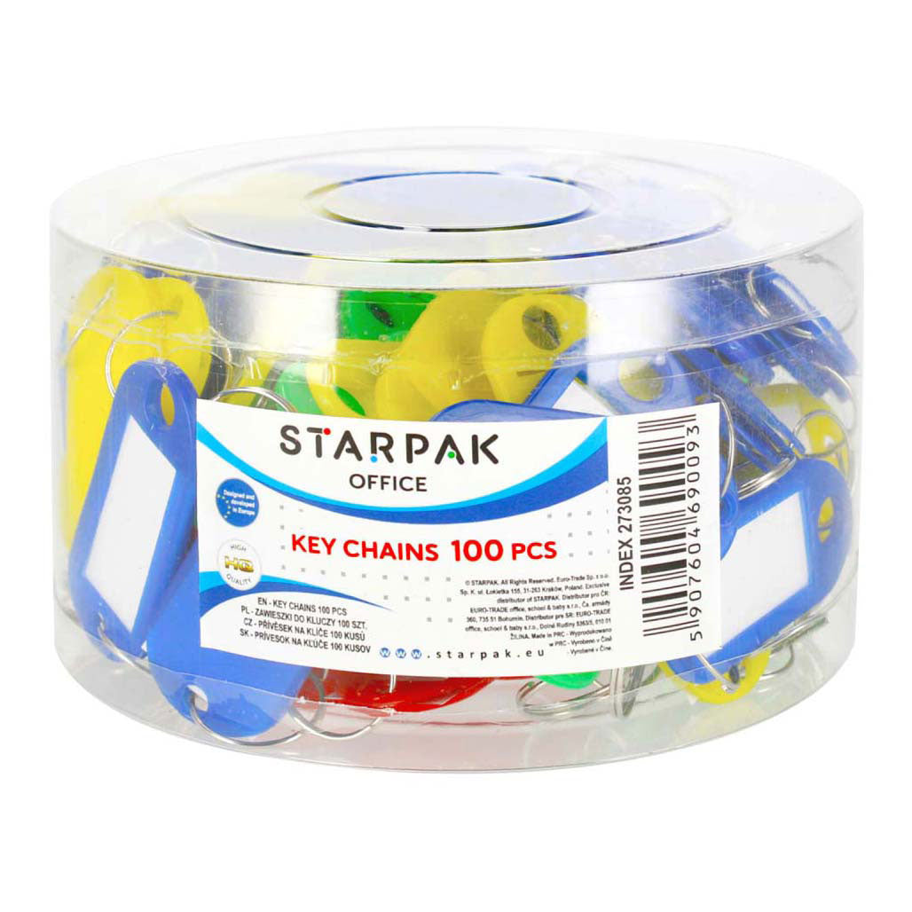 Porte-clés avec adresse, 100 pcs.