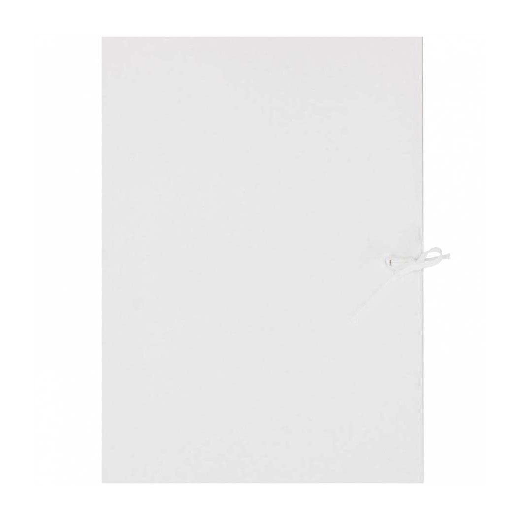 Dossier blanc avec bande A4