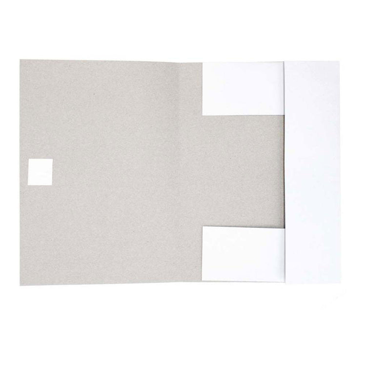 Dossier blanc avec bande A4