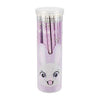 Crayons avec gomme lapin, 48 pièces