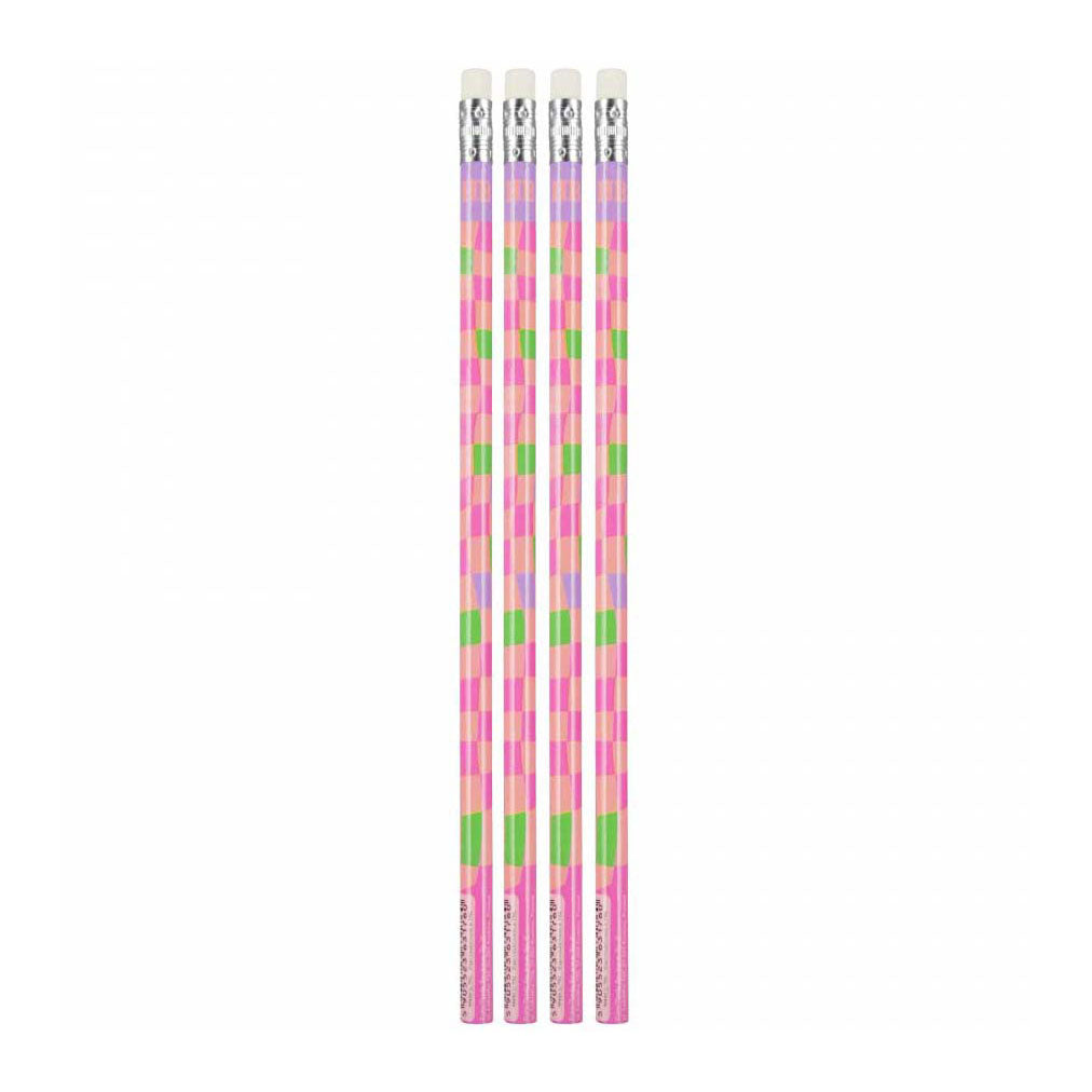 Crayons avec gomme unique, 48 pièces
